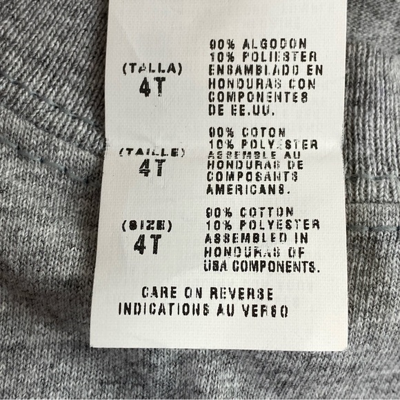 Walt Disney World Kids Vintage Gray 2004 Mickey Goofy Donald Pluto T-Shirt Sz 4T - Picture 5 of 9